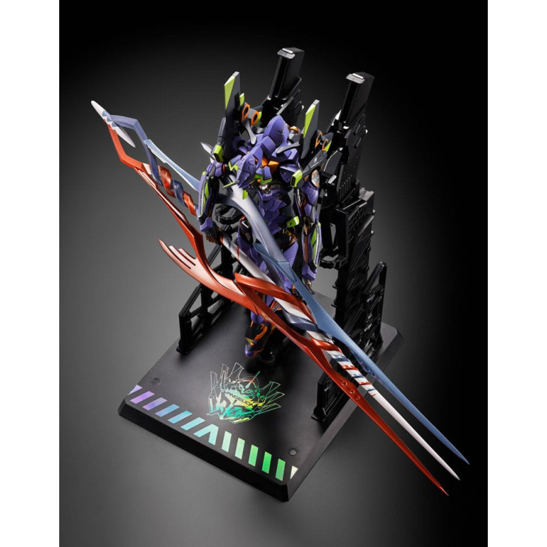 Tamashii Nations - EVA-01 Prova di tipo 30 con la Lancia di Gaius - Costruzione in metallo - Neon Genesis Evangelion