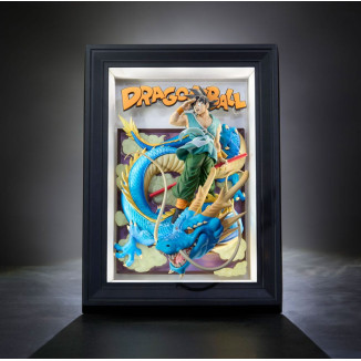 Tamashii Nations Dragon Ball Z - Tamashii Arte 3D Immagine in rilievo Son Goku &amp Dragon