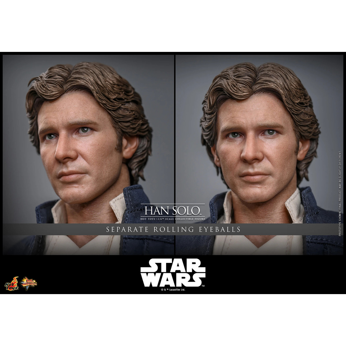 Hot Toys Star Wars L'Impero colpisce ancora - Han Solo Movie Masterpiece 1/6