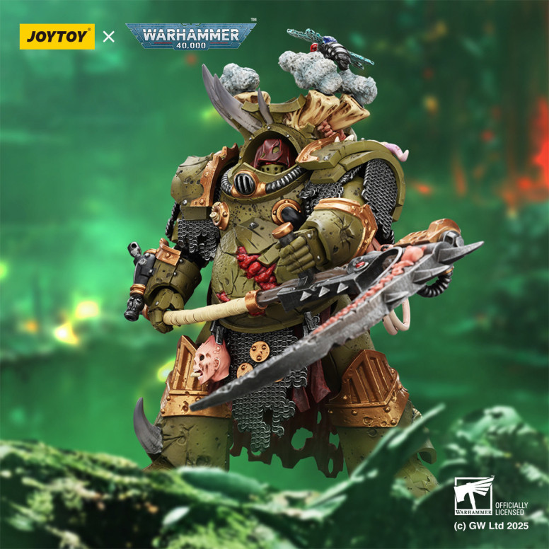 Joytoy - Guardia della Morte - Deathshroud Terminator 1 con Manreaper e Plaguespurter Gauntlets 1/18 - Warhammer 40k