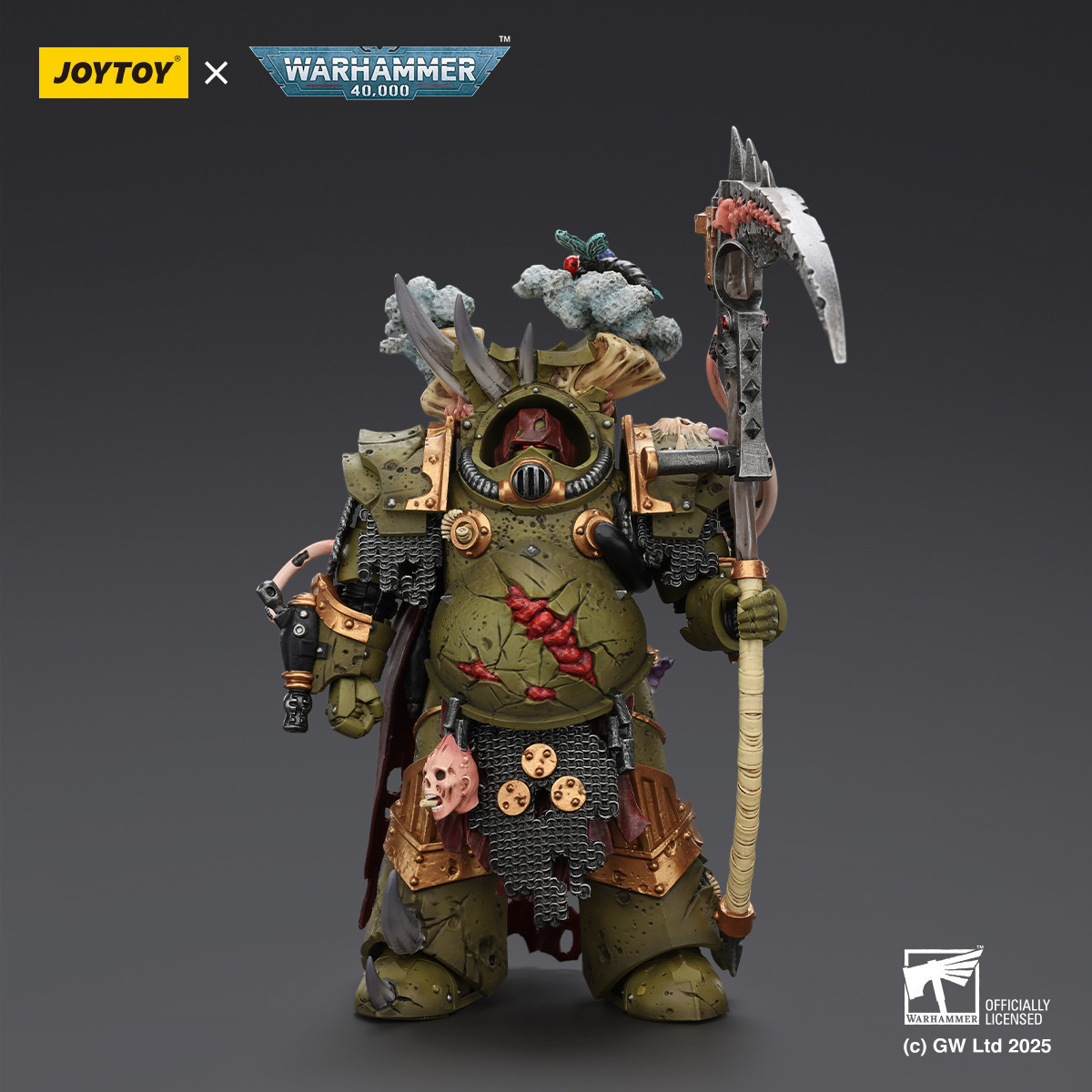 Joytoy - Guardia della Morte - Deathshroud Terminator 1 con Manreaper e Plaguespurter Gauntlets 1/18 - Warhammer 40k