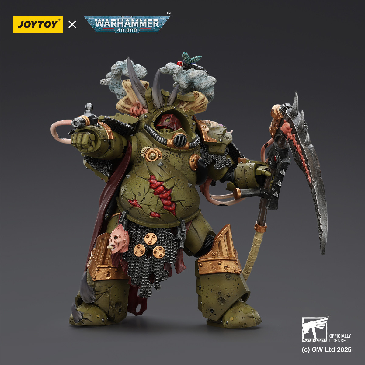 Joytoy - Guardia della Morte - Deathshroud Terminator 1 con Manreaper e Plaguespurter Gauntlets 1/18 - Warhammer 40k