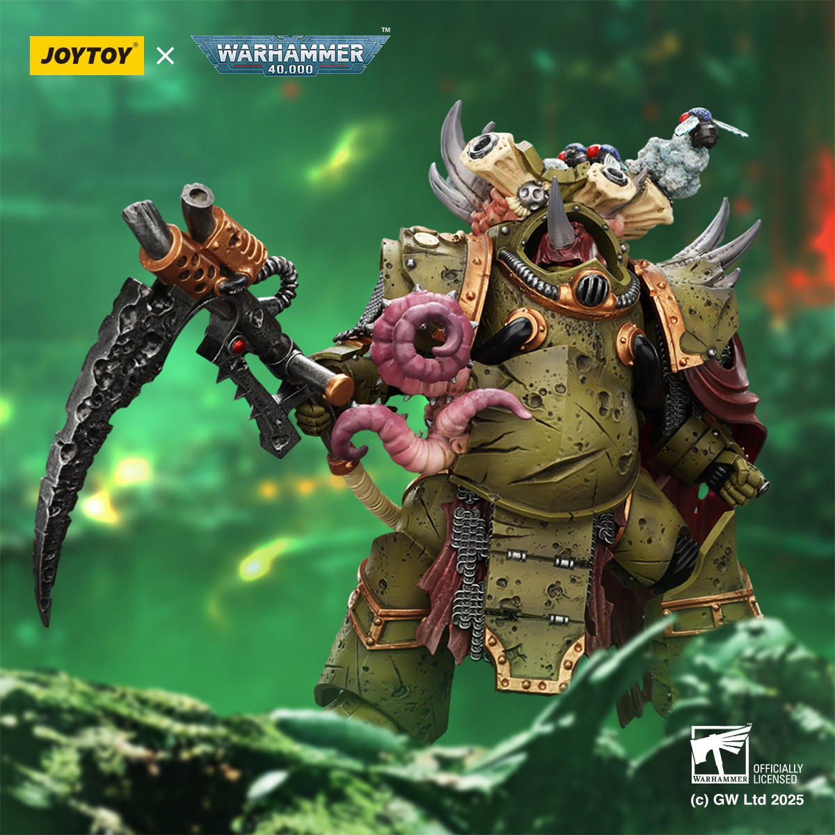 Joytoy - Guardia della Morte - Deathshroud Terminator 2 con Manreaper e Plaguespurter Gauntlets 1/18 - Warhammer 40k