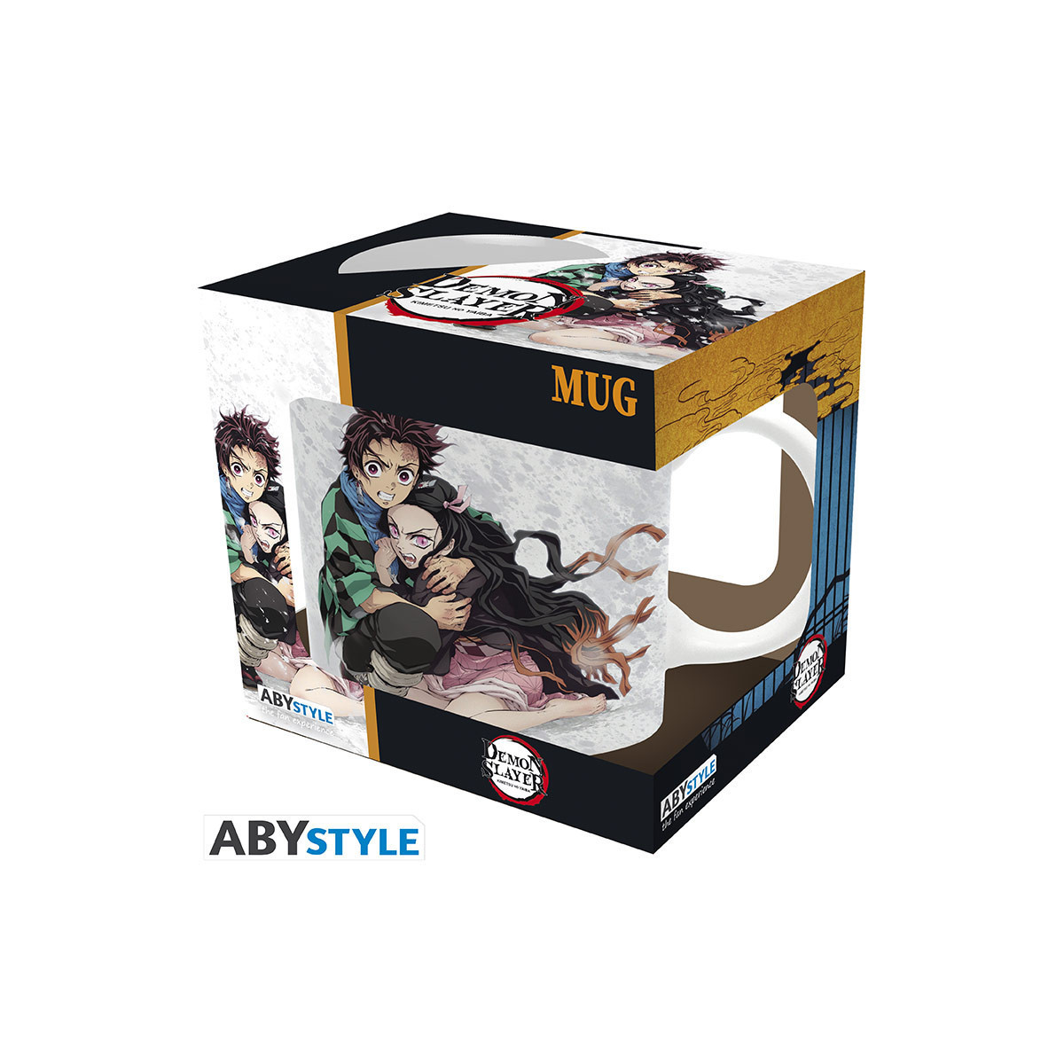 ABYstyle - Demon Slayer: Kimetsu no Yaiba - Tazza da 320 ml - Tanjiro & Nezuko