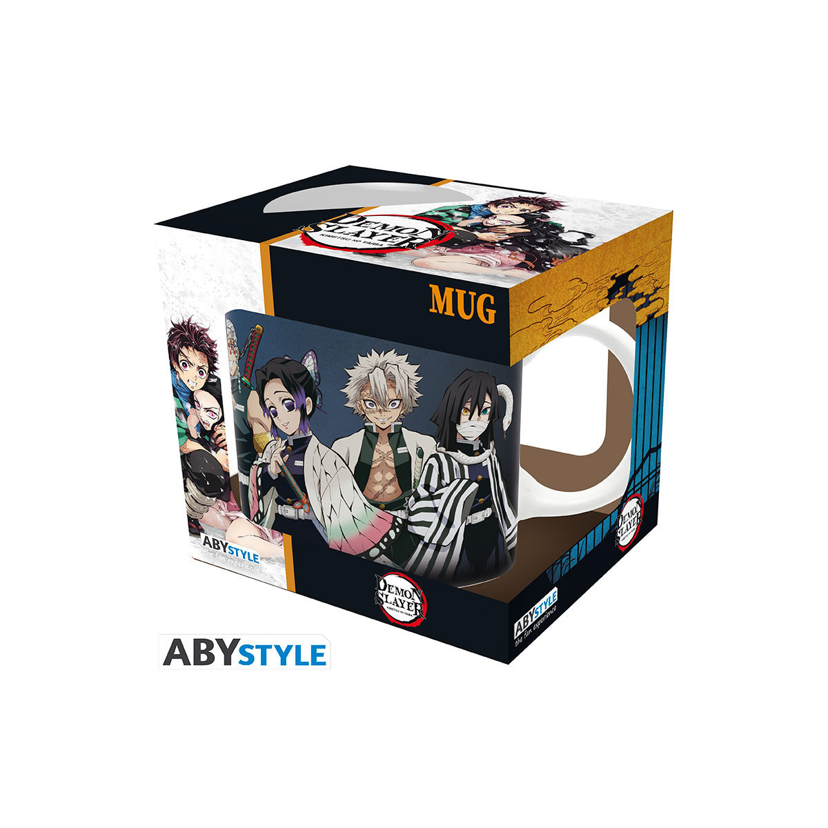 ABYstyle - Demon Slayer: Kimetsu no Yaiba - Tazza da 320 ml - Pilastri
