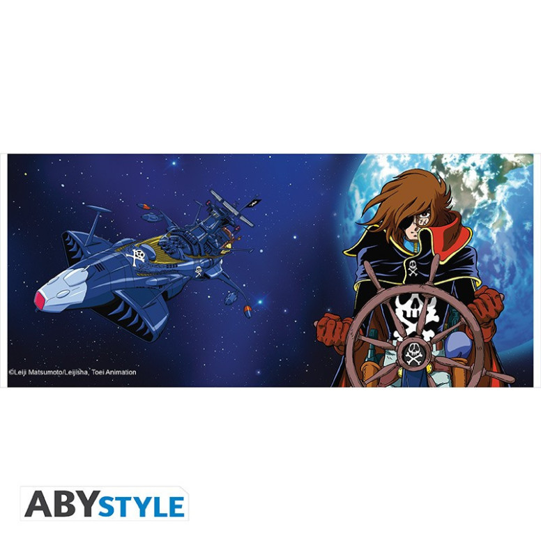 ABYstyle - Albator - Tazza 320 ml - Albator e nave - Capitan Harlock pirata spaziale