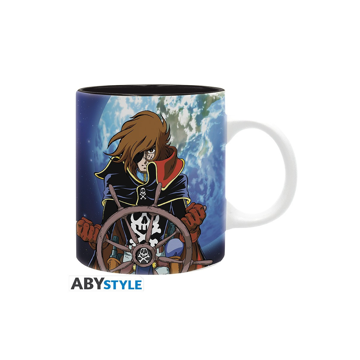 ABYstyle - Albator - Tazza 320 ml - Albator e nave - Capitan Harlock pirata spaziale