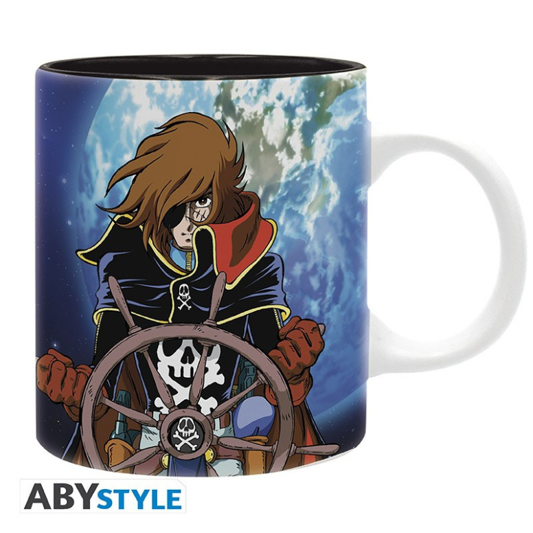 ABYstyle - Albator - Tazza 320 ml - Albator e nave - Capitan Harlock pirata spaziale