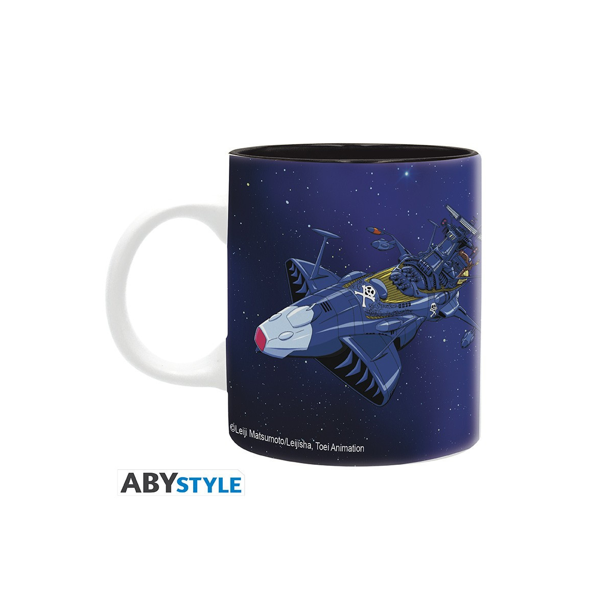 ABYstyle - Albator - Tazza 320 ml - Albator e nave - Capitan Harlock pirata spaziale