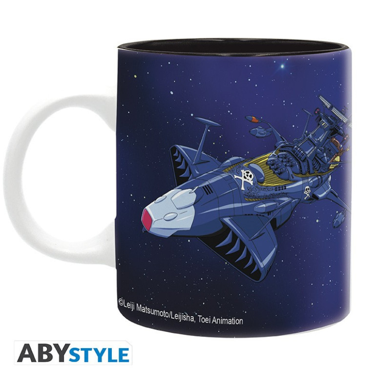 ABYstyle - Albator - Tazza 320 ml - Albator e nave - Capitan Harlock pirata spaziale