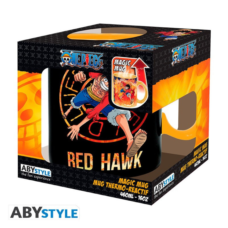 ABYstyle - One Piece - Tazza termoreattiva da 460 ml - Luffy & Sabo
