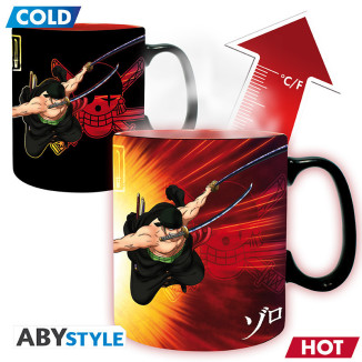 ABYstyle - One Piece - Tazza termoreattiva da 460 ml - Zoro & Sanji
