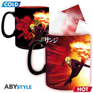 ABYstyle - One Piece - Tazza termoreattiva da 460 ml - Zoro & Sanji