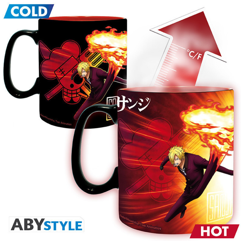 ABYstyle - One Piece - Tazza termoreattiva da 460 ml - Zoro & Sanji