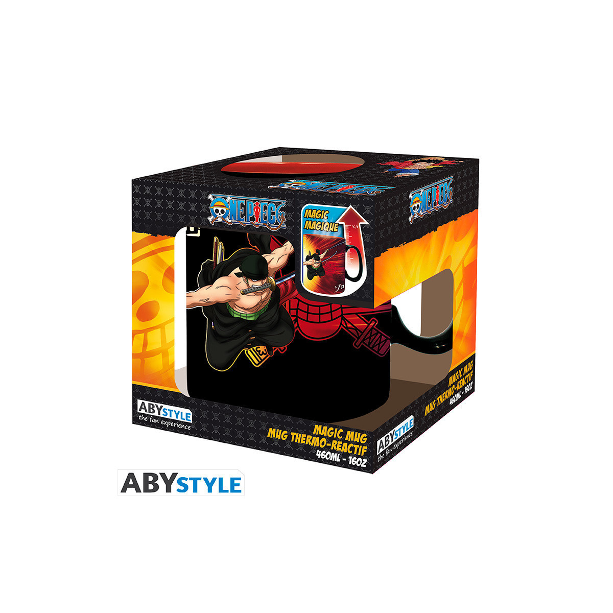 ABYstyle - One Piece - Tazza termoreattiva da 460 ml - Zoro & Sanji