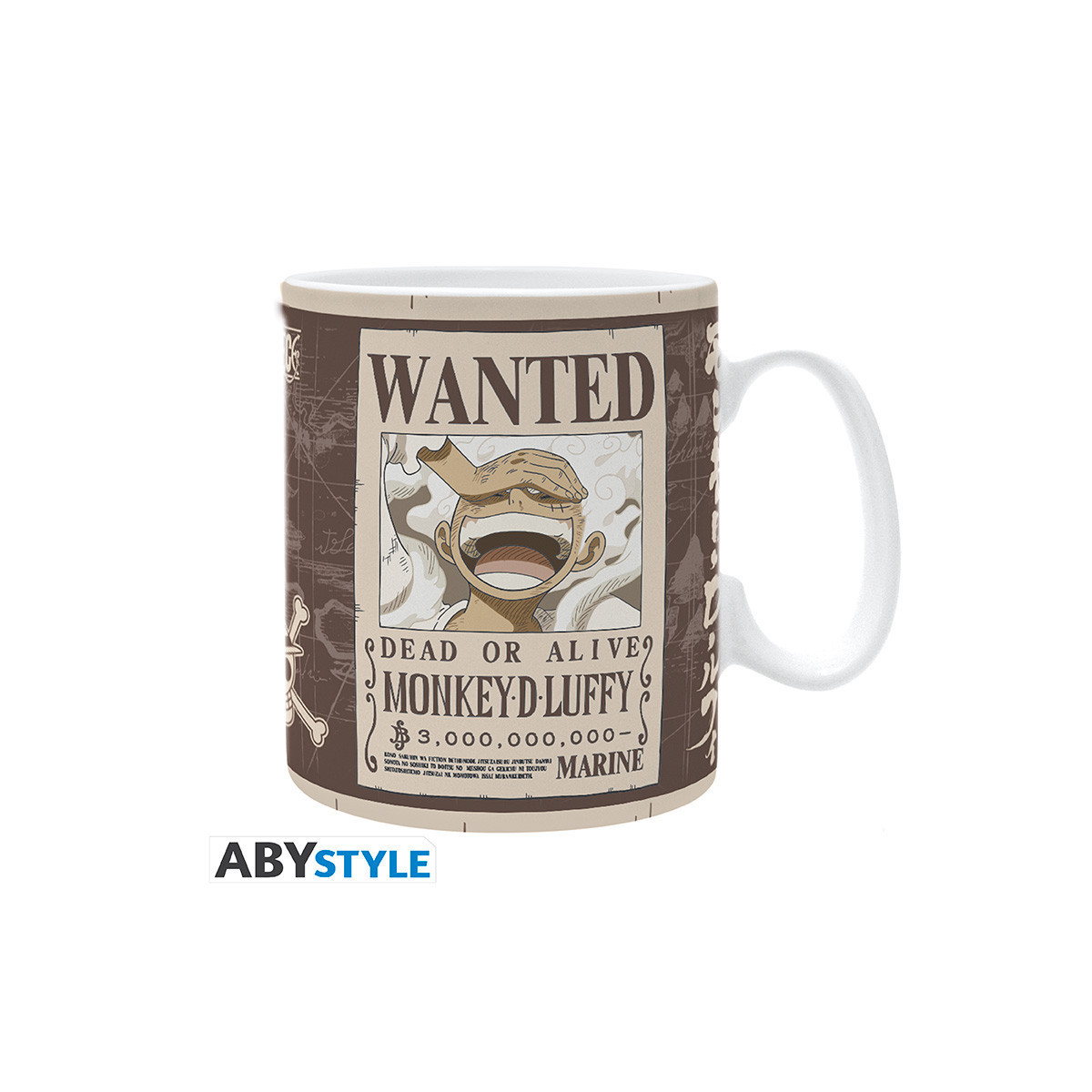 ABYstyle - One Piece - Tazza da 460 ml - Luffy Wanted