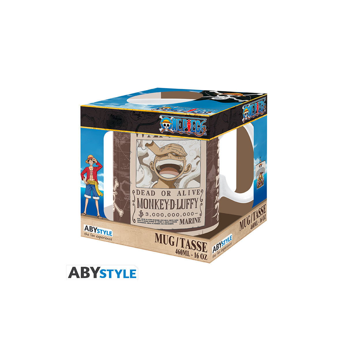 ABYstyle - One Piece - Tazza da 460 ml - Luffy Wanted