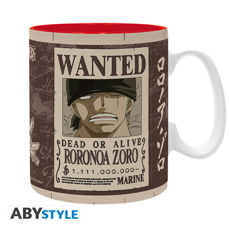 ABYstyle - One Piece - Tazza da 460 ml - Zoro Wanted