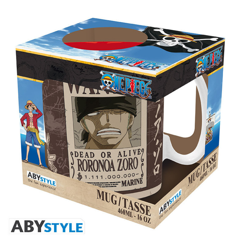 ABYstyle - One Piece - Tazza da 460 ml - Zoro Wanted