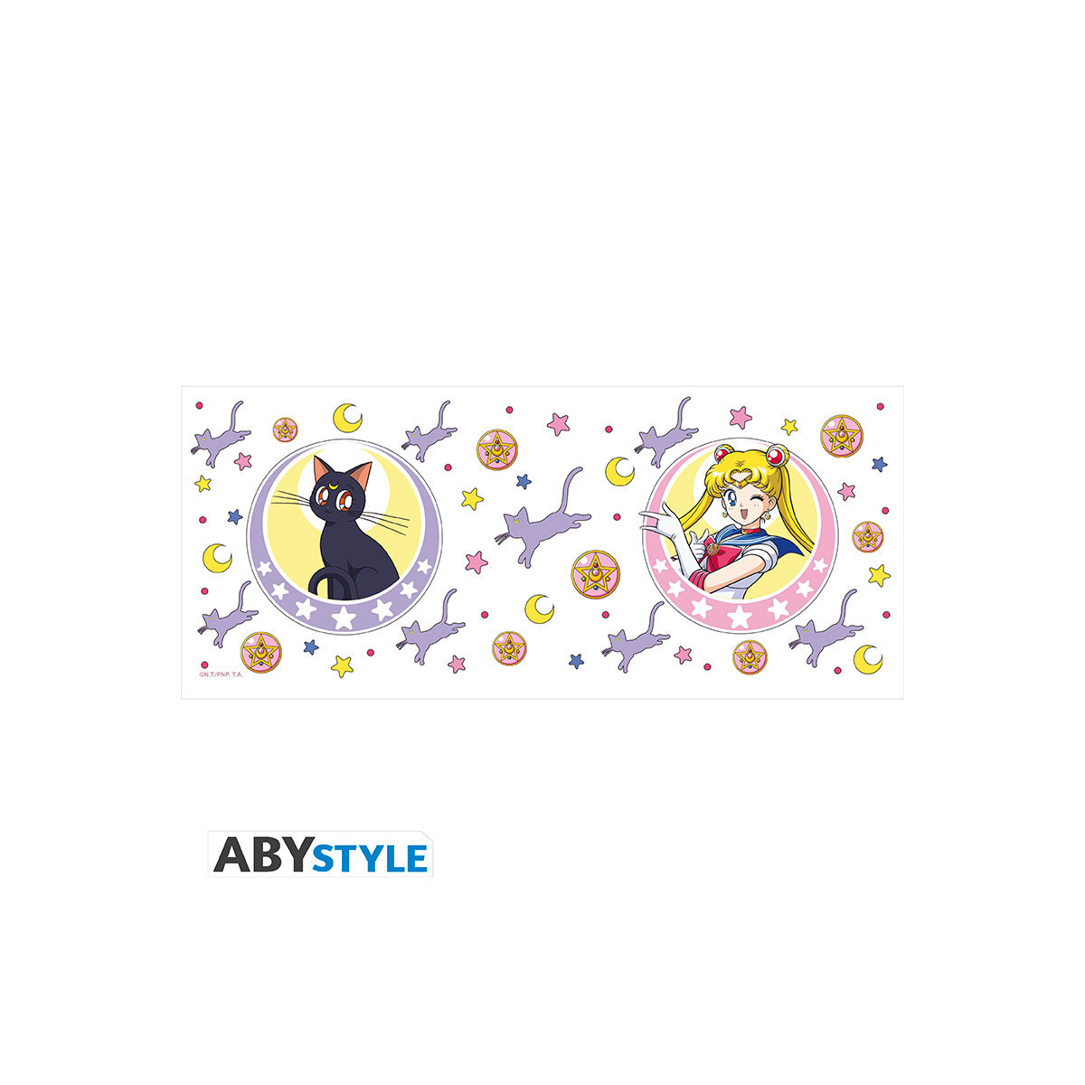 ABYstyle - Sailor Moon - Tazza 320 ml - Sailor Moon & Luna patch