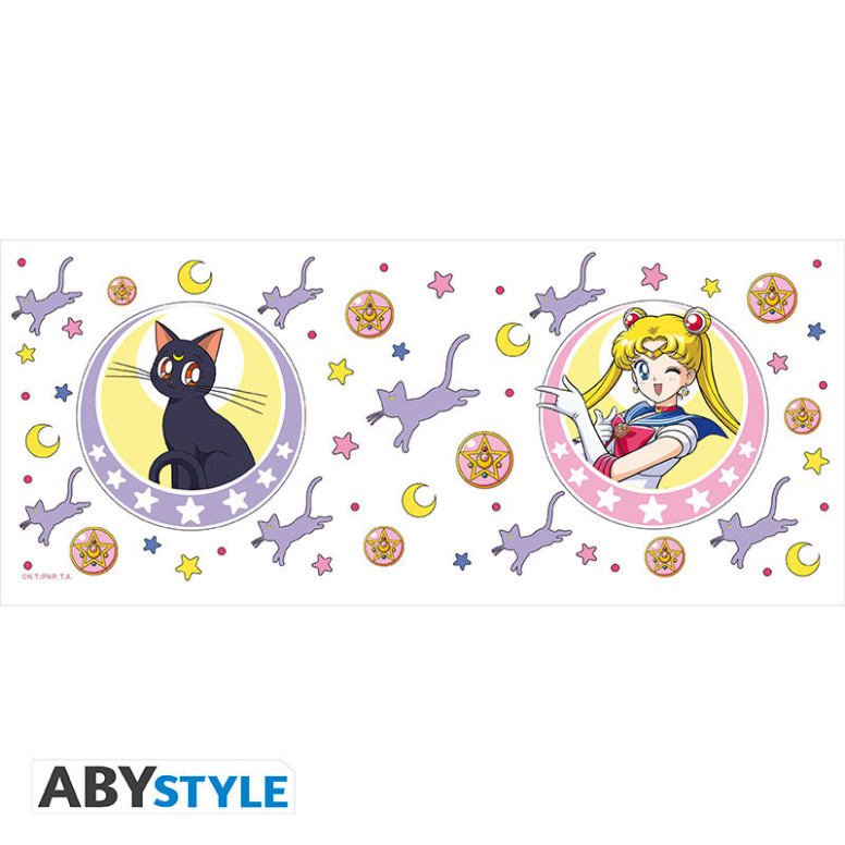 ABYstyle - Sailor Moon - Tazza 320 ml - Sailor Moon & Luna patch