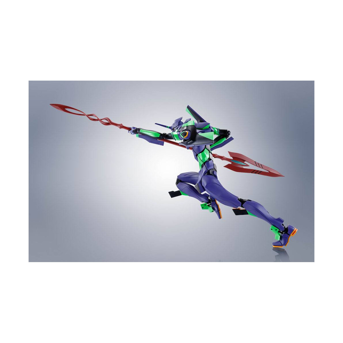 Bandai The Robot Spirits Neon Genesis Evangelion - Side EVA Neon Genesis Evangelion Test Type-01 + Spear of Cassius Renewal Colo