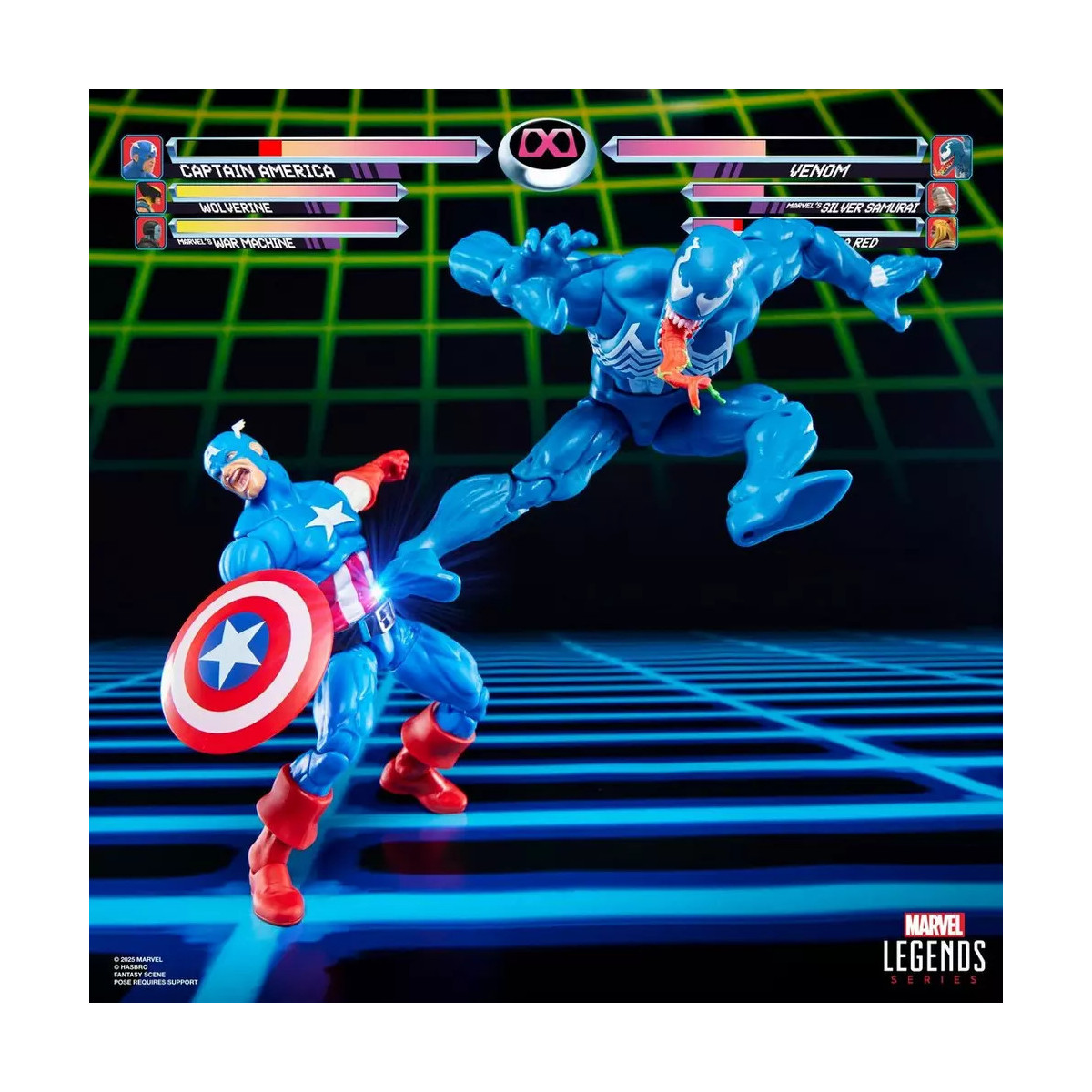 Hasbro Marvel Legends Serie Gamerverse - Captain America vs Venom