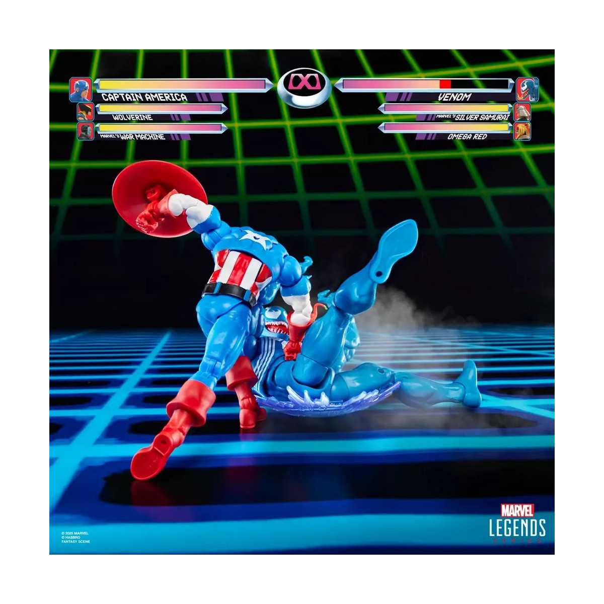 Hasbro Marvel Legends Serie Gamerverse - Captain America vs Venom