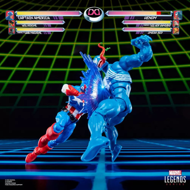 Hasbro Marvel Legends Serie Gamerverse - Captain America vs Venom