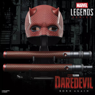 Hasbro - Daredevil born Again Matraque et masque 1/1 - Serie Marvel Legends