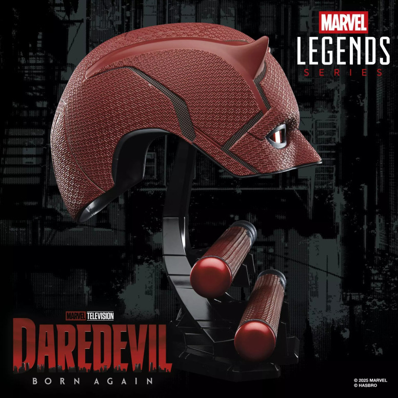 Hasbro - Daredevil born Again Matraque et masque 1/1 - Serie Marvel Legends