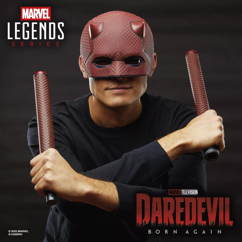 Hasbro - Daredevil born Again Matraque et masque 1/1 - Serie Marvel Legends