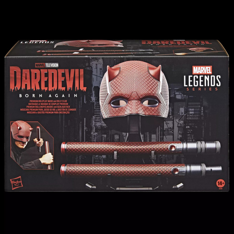Hasbro - Daredevil born Again Matraque et masque 1/1 - Serie Marvel Legends