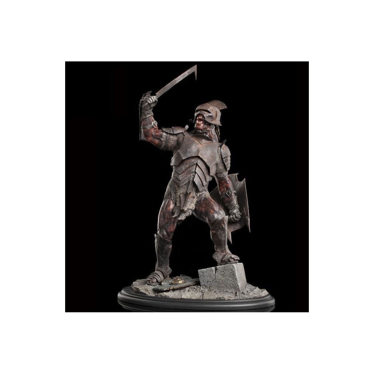 Weta Statue Seigneur des Anneaux - Uruk-Hai Swordsman