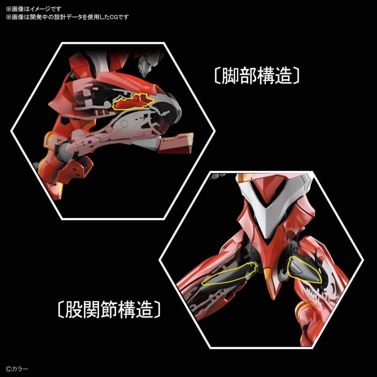 Bandai Kit modello 1/144 RG - Neon Genesis Evangelion Modello di produzione 02 - Unità Eva 02