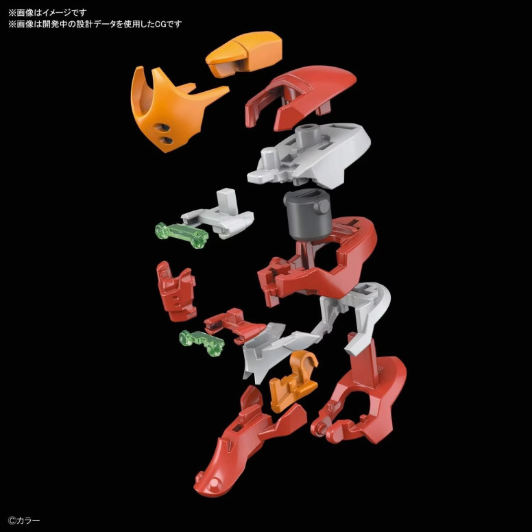 Bandai Kit modello 1/144 RG - Neon Genesis Evangelion Modello di produzione 02 - Unità Eva 02