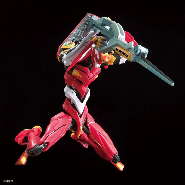 Bandai Kit modello 1/144 RG - Neon Genesis Evangelion Modello di produzione 02 - Unità Eva 02