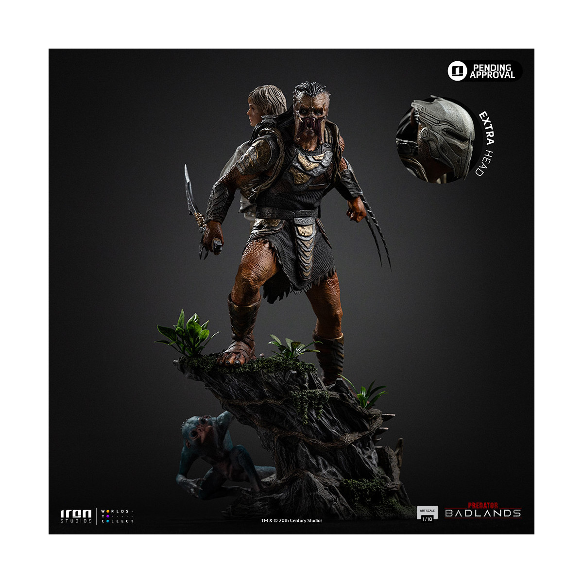 Iron Studios Predator: Badlands - Predator Dek & Thia Art Scala 1/10