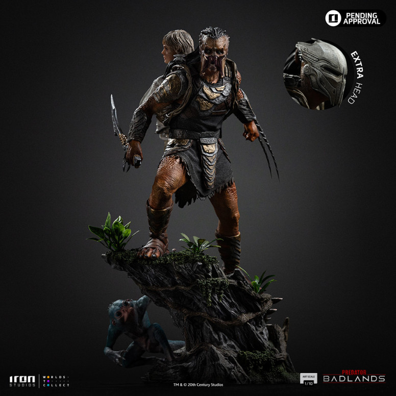 Iron Studios Predator: Badlands - Predator Dek & Thia Art Scala 1/10