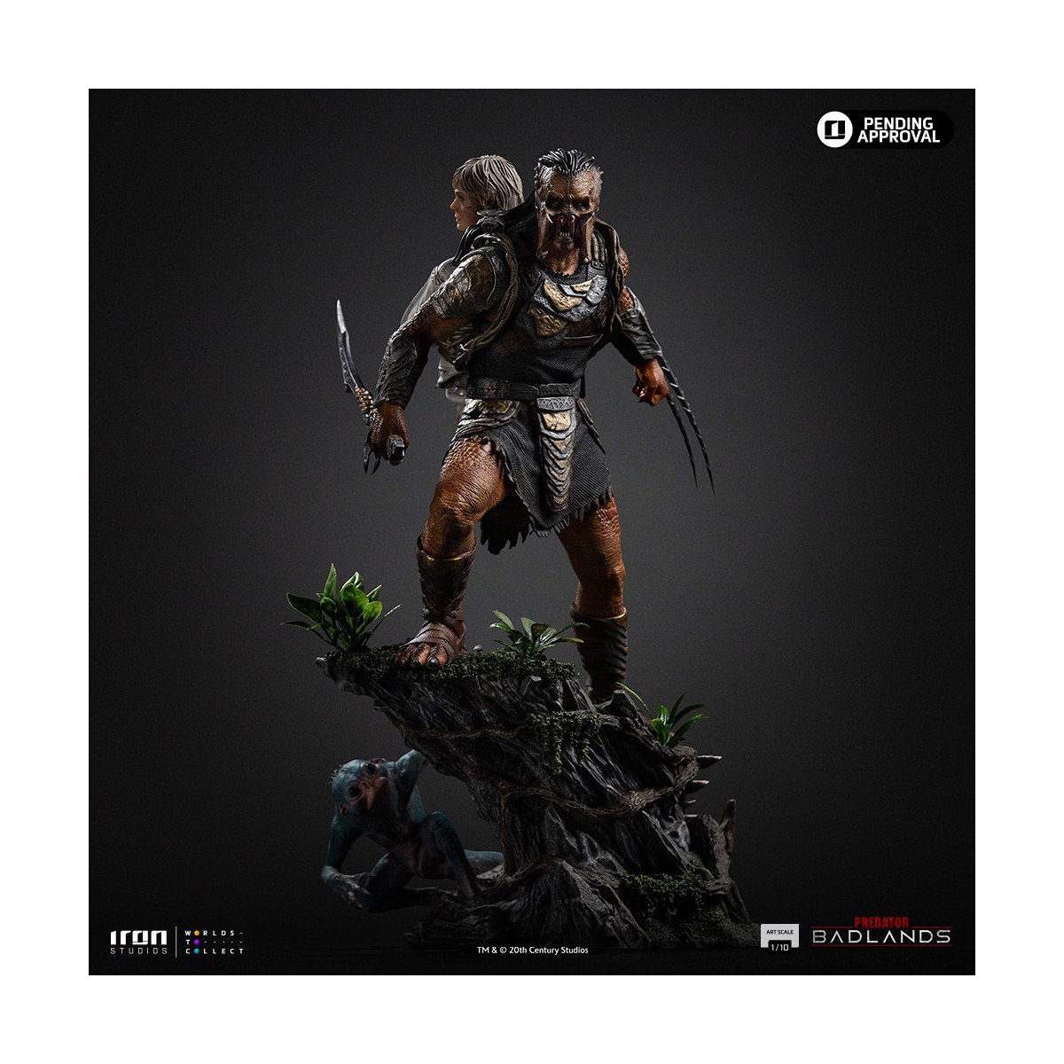 Iron Studios Predator: Badlands - Predator Dek & Thia Art Scala 1/10