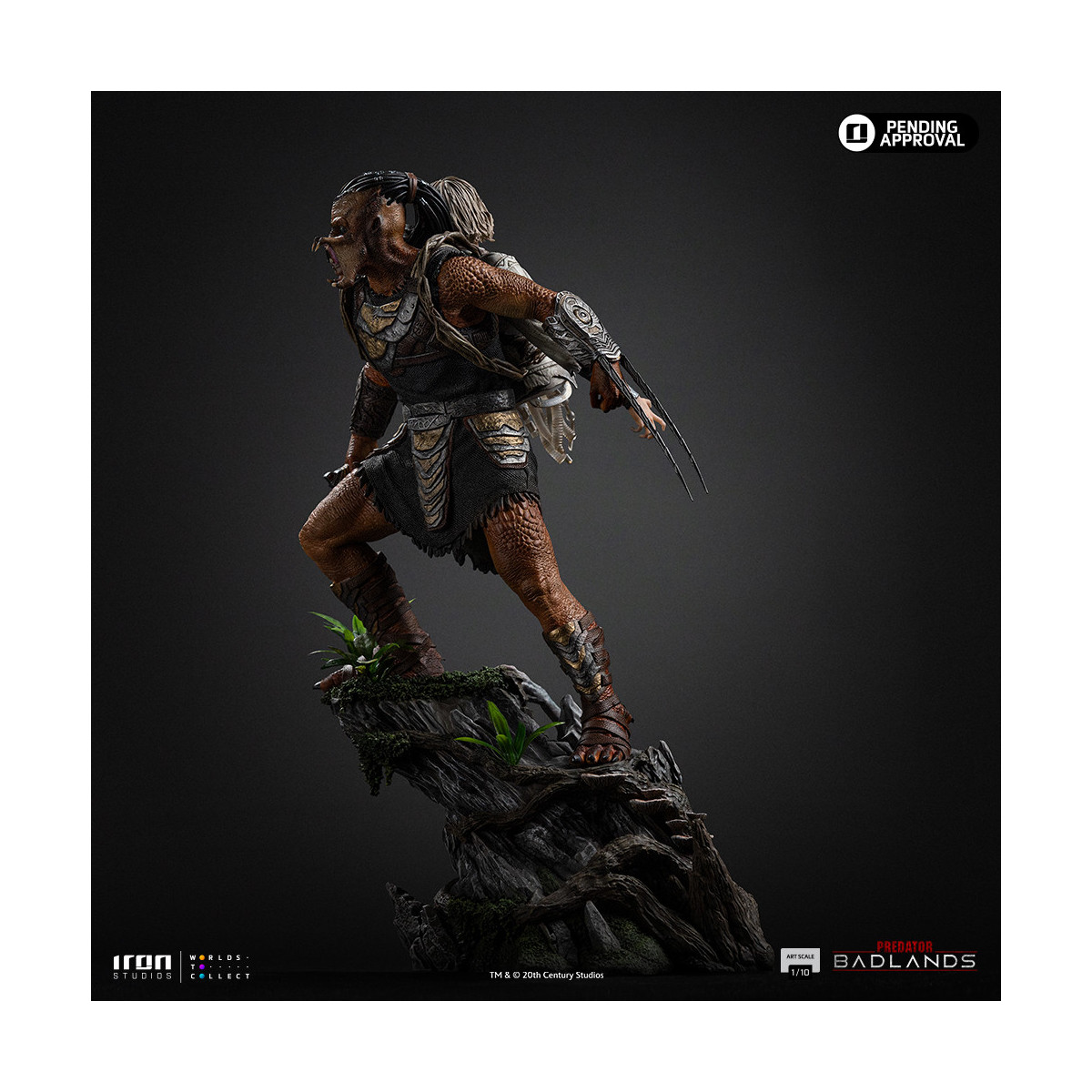 Iron Studios Predator: Badlands - Predator Dek & Thia Art Scala 1/10