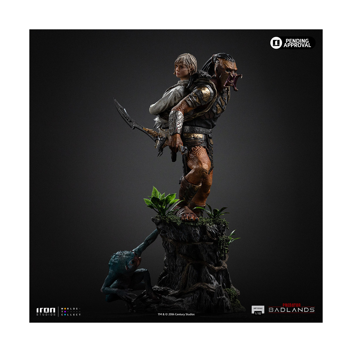 Iron Studios Predator: Badlands - Predator Dek & Thia Art Scala 1/10