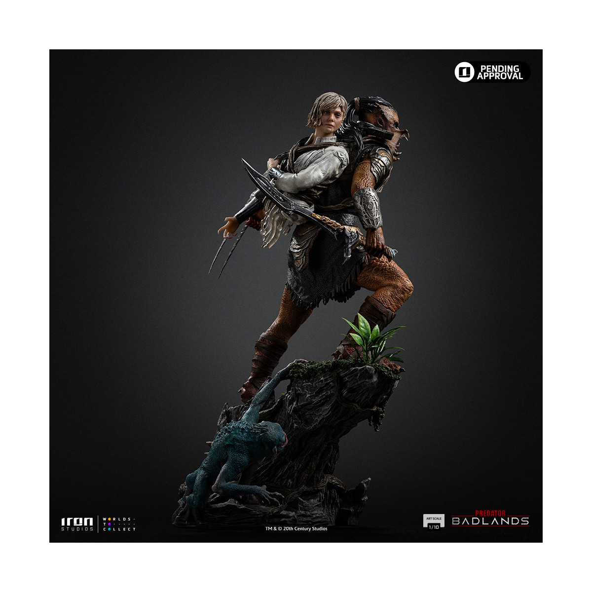 Iron Studios Predator: Badlands - Predator Dek & Thia Art Scala 1/10