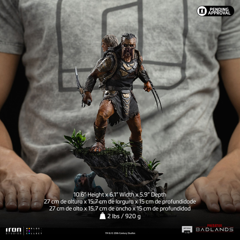 Iron Studios Predator: Badlands - Predator Dek & Thia Art Scala 1/10