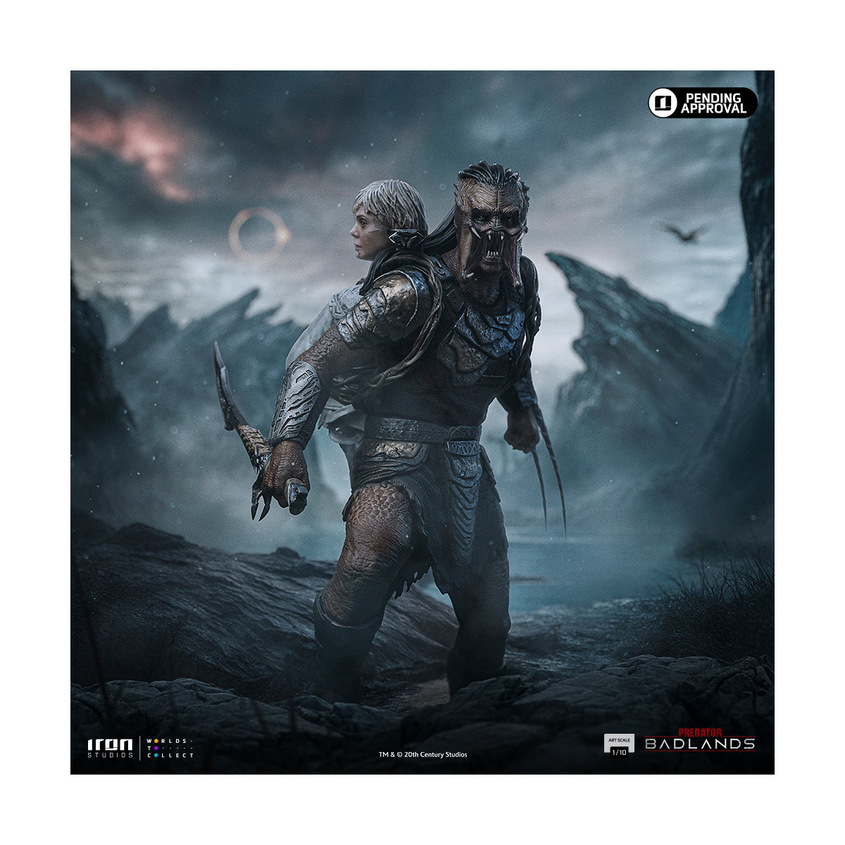 Iron Studios Predator: Badlands - Predator Dek & Thia Art Scala 1/10