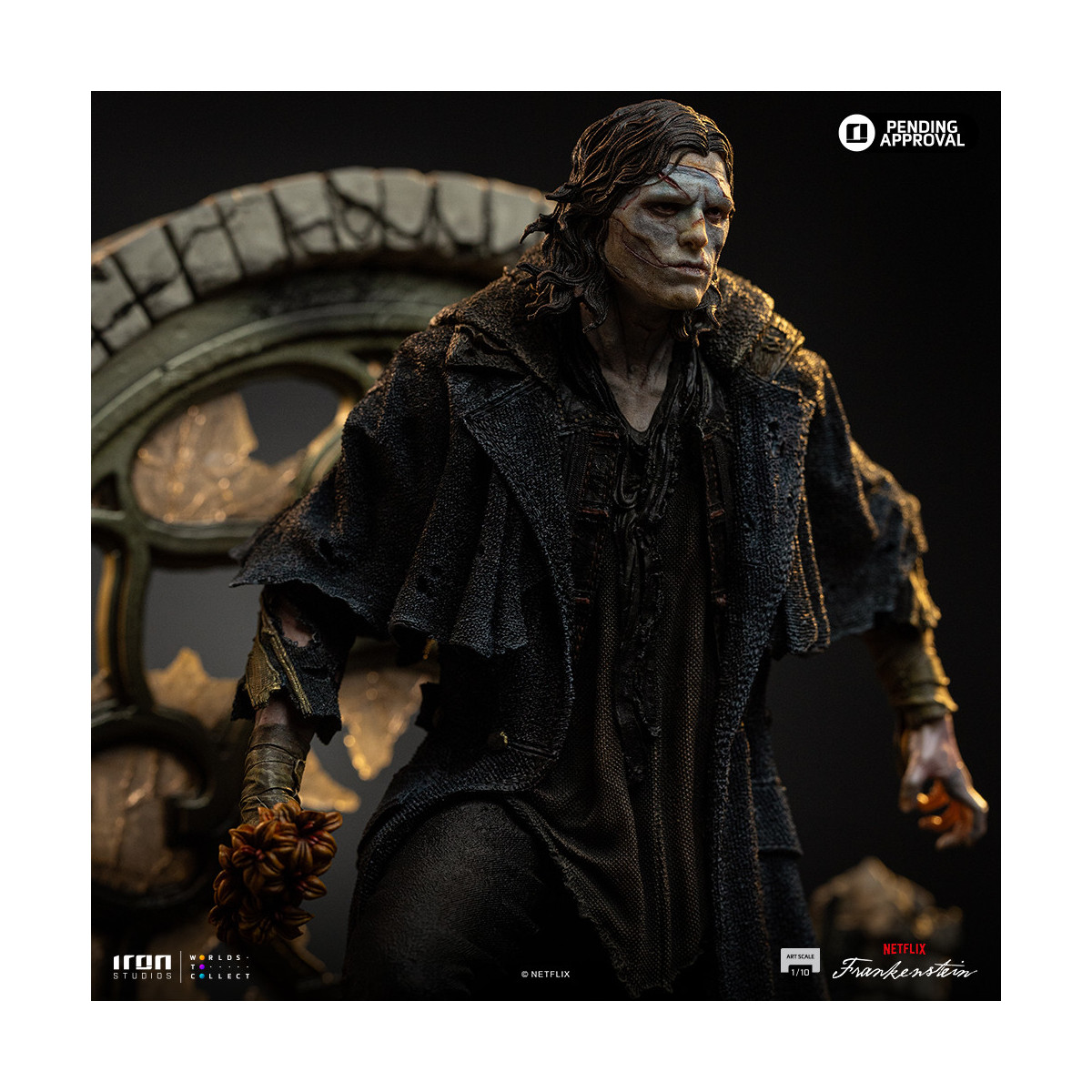 Iron Studios - Gepeto & Pinocchio BDS Art Scale 1/10 - Figurina di Guillermo del Toro Pinocchio