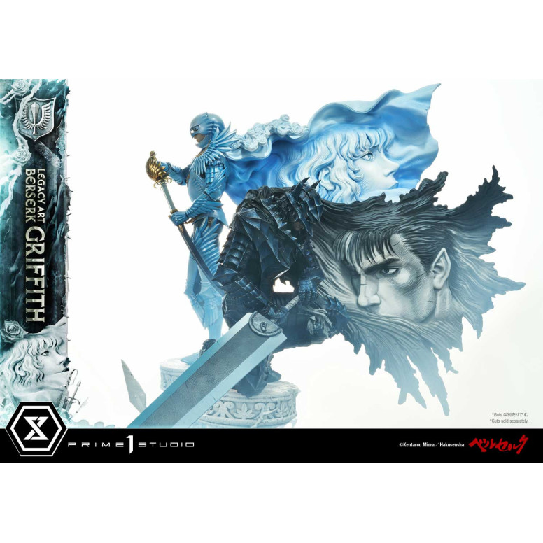 Prime 1 Studio Berserk - Statua di Kentaro Miura Legacy Art Berserker GRIFFITH versione bonus in scala 1/6