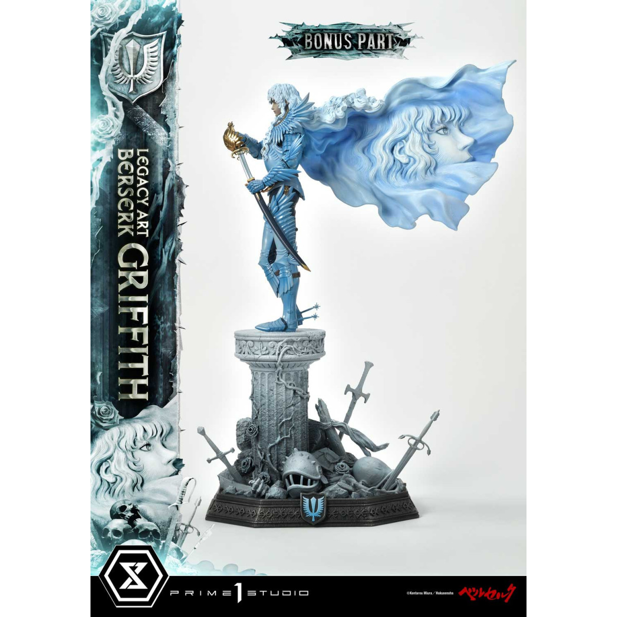 Prime 1 Studio Berserk - Statua di Kentaro Miura Legacy Art Berserker GRIFFITH versione bonus in scala 1/6