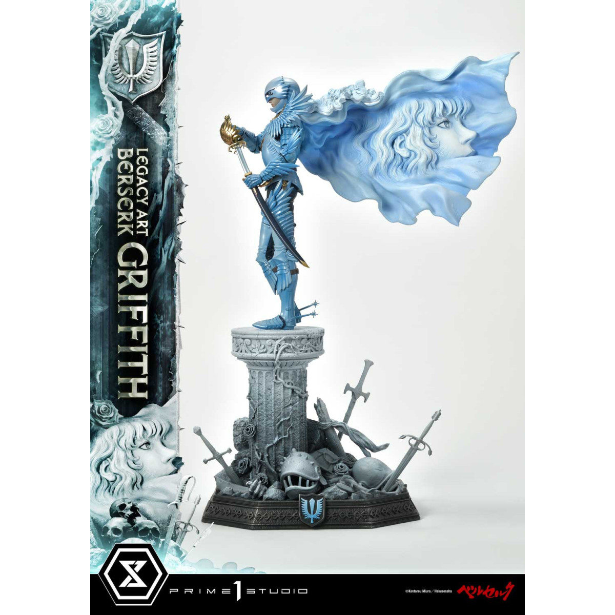 Prime 1 Studio Berserk - Statua di Kentaro Miura Legacy Art Berserker GRIFFITH versione bonus in scala 1/6