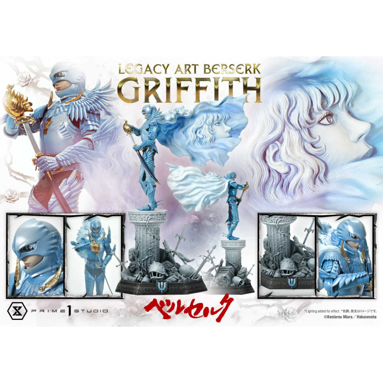 Prime 1 Studio Berserk - Statua di Kentaro Miura Legacy Art Berserker GRIFFITH versione bonus in scala 1/6